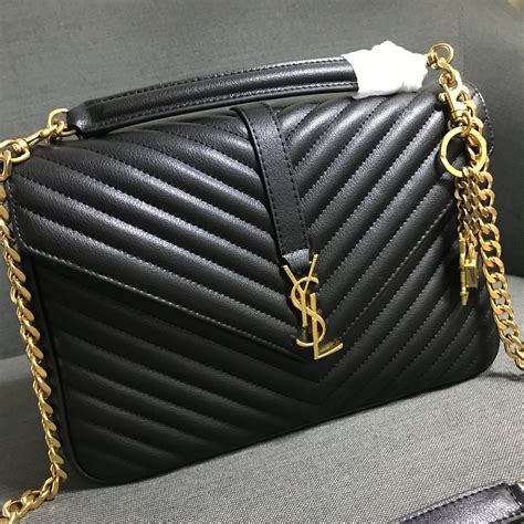 gold chain ysl bag|yves saint laurent bag price.